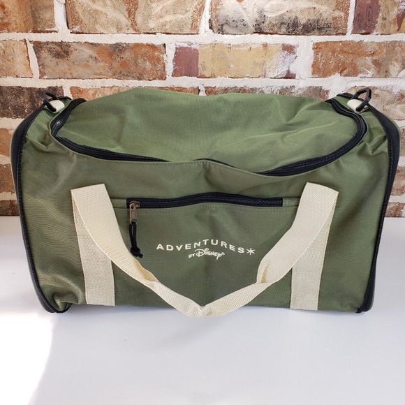 Adventures by Disney Collapsible Travel Duffel bag backpack Hunter Green - Picture 3 of 10